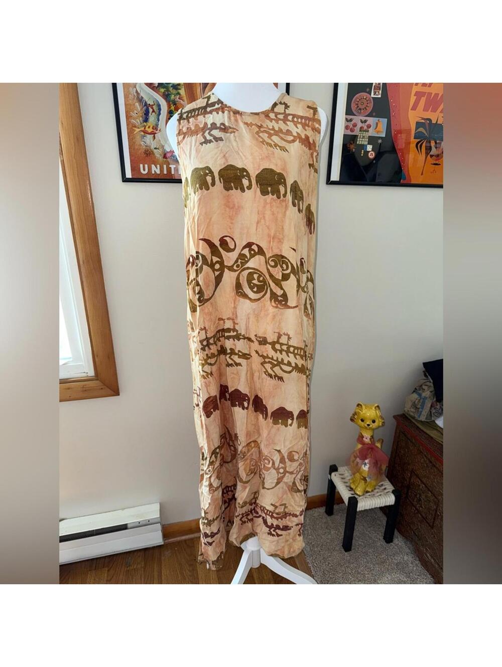 Vintage 80’s Hilo Hattie Maxi Dress